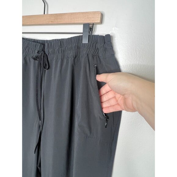 Talbots Womens Active Pants XL Black Straight Leg Crop Stretch Gym Training - Picture 6 of 11
